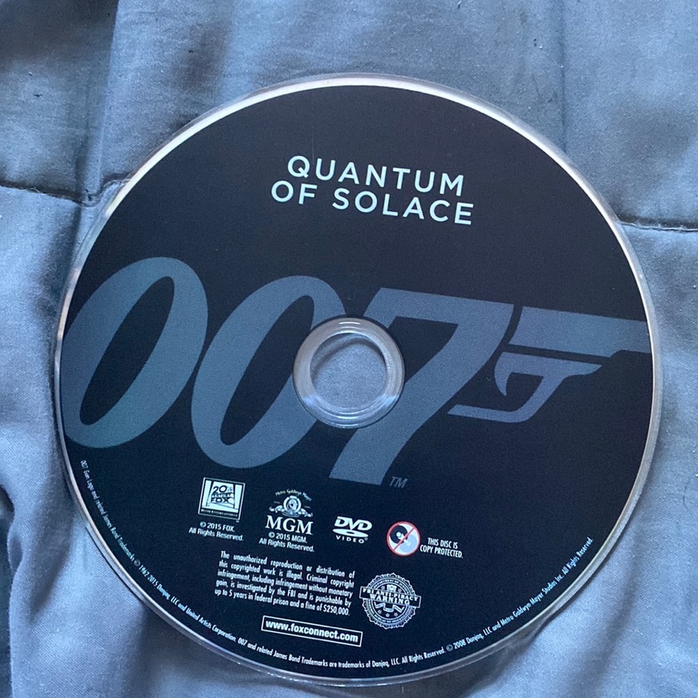 007 Quantum of Solace DVD